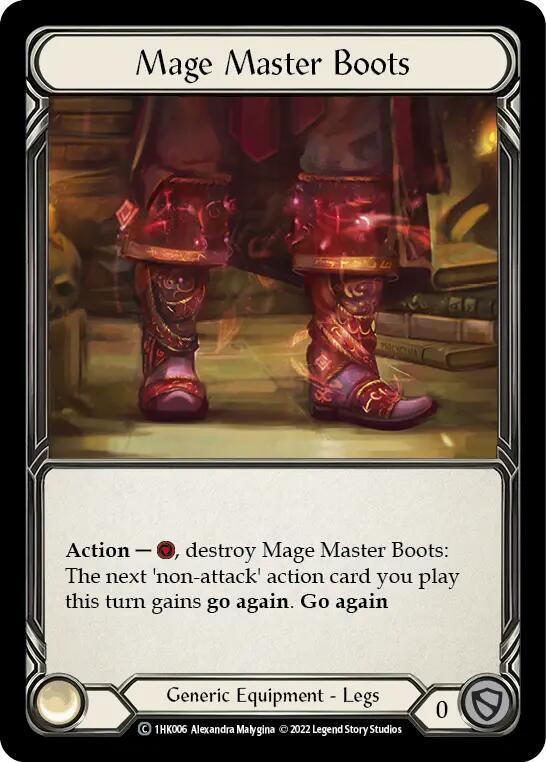Mage Master Boots (1HK006) [Historic Pack 1 Blitz Deck: Kano]