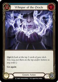 Whisper of the Oracle (Blue) (1HK025) [Historic Pack 1 Blitz Deck: Kano]