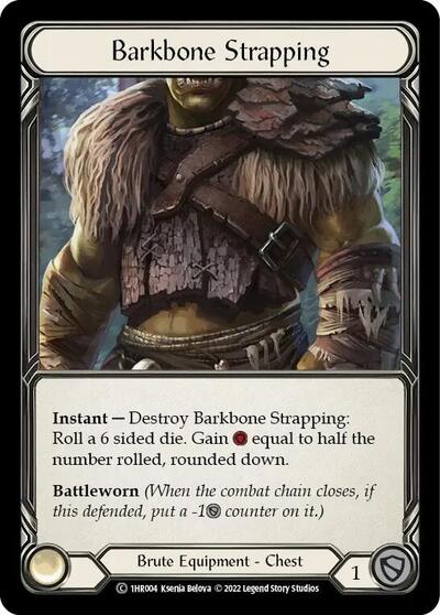 Barkbone Strapping (1HR004) [Historic Pack 1 Blitz Deck: Rhinar]