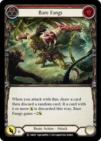 Bare Fangs (Red) (1HR007) [Historic Pack 1 Blitz Deck: Rhinar]