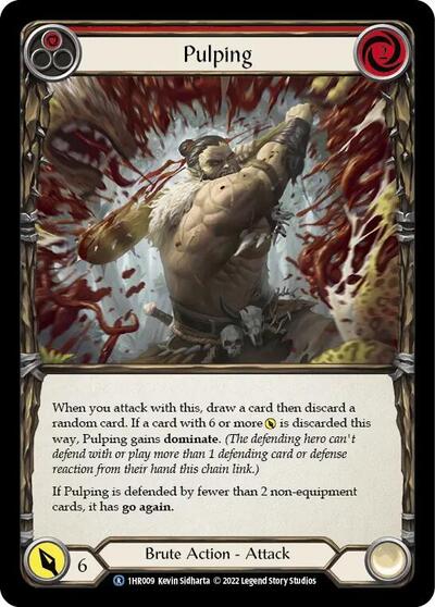 Pulping (Red) (1HR009) [Historic Pack 1 Blitz Deck: Rhinar]