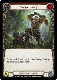 Savage Swing (Red) (1HR011) [Historic Pack 1 Blitz Deck: Rhinar]