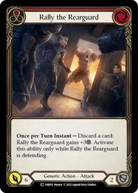 Rally the Rearguard (Red) (1HR015) [Historic Pack 1 Blitz Deck: Rhinar]