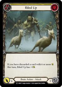 Riled Up (Yellow) (1HR017) [Historic Pack 1 Blitz Deck: Rhinar]