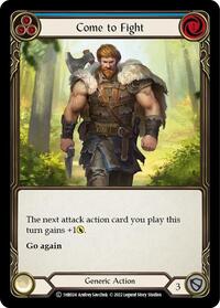 Come to Fight (Blue) (1HR024) [Historic Pack 1 Blitz Deck: Rhinar]