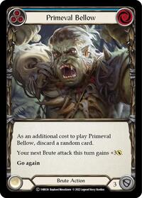 Primeval Bellow (Blue) (1HR026) [Historic Pack 1 Blitz Deck: Rhinar]