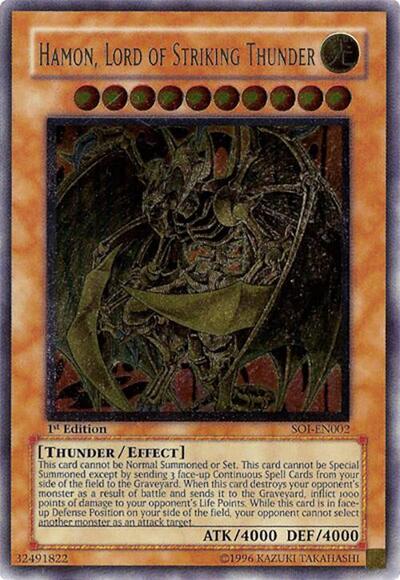 Hamon, Lord of Striking Thunder (UTR) (SOI-EN002) [Shadow of Infinity]