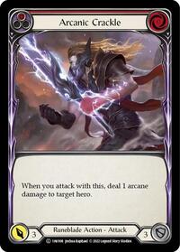 Arcanic Crackle (Red) (1HV008) [Historic Pack 1 Blitz Deck: Viserai]