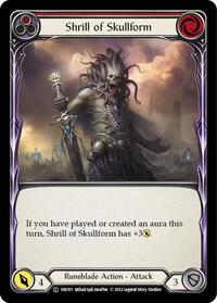 Shrill of Skullform (Red) (1HV011) [Historic Pack 1 Blitz Deck: Viserai]