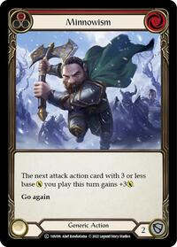 Minnowism (Red) (1HV016) [Historic Pack 1 Blitz Deck: Viserai]