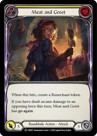 Meat and Greet (Yellow) (1HV017) [Historic Pack 1 Blitz Deck: Viserai]