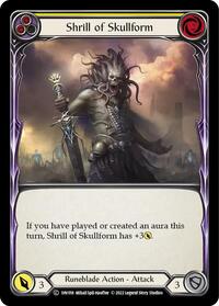 Shrill of Skullform (Yellow) (1HV018) [Historic Pack 1 Blitz Deck: Viserai]