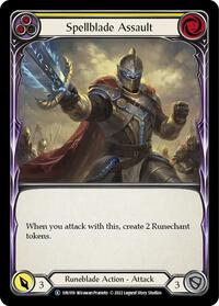 Spellblade Assault (Yellow) (1HV019) [Historic Pack 1 Blitz Deck: Viserai]