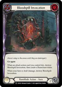 Bloodspill Invocation (Blue) (1HV023) [Historic Pack 1 Blitz Deck: Viserai]