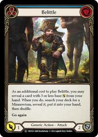 Belittle (Blue) (1HV025) [Historic Pack 1 Blitz Deck: Viserai]