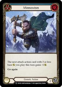 Minnowism (Blue) (1HV026) [Historic Pack 1 Blitz Deck: Viserai]