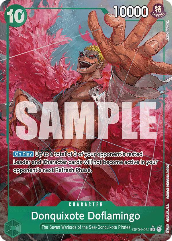 Donquixote Doflamingo (Alternate Art) (OP04-031) [Premium Booster -The Best-]