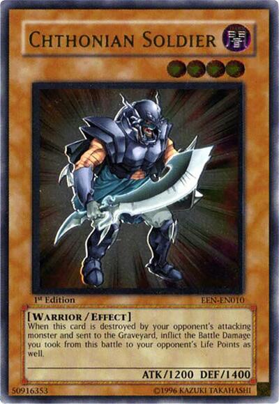 Chthonian Soldier (UTR) (EEN-EN010) [Elemental Energy]