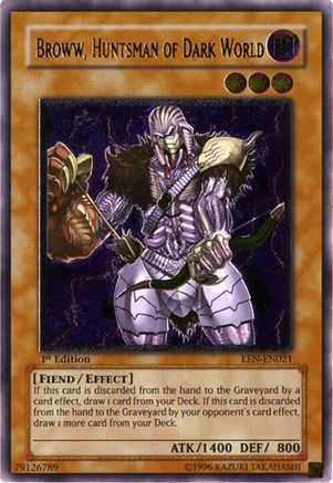 Broww, Huntsman of Dark World (UTR) (EEN-EN021) - Elemental Energy 1st Edition