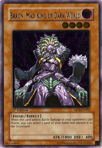 Brron, Mad King of Dark World (UTR) (EEN-EN022) [Elemental Energy]