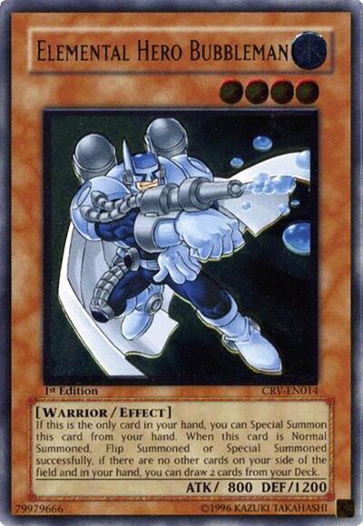 Elemental Hero Bubbleman (UTR) (CRV-EN014) [Cybernetic Revolution]