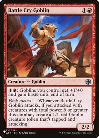 Battle Cry Goblin (132/281) [The List Reprints]