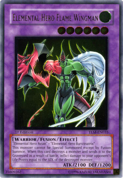 Elemental HERO Flame Wingman (UTR) (TLM-EN035) [The Lost Millennium]