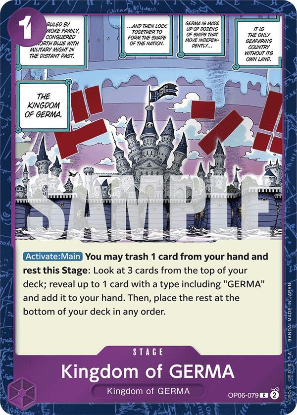 Kingdom of GERMA (Jolly Roger Foil) (OP06-079) [Premium Booster -The Best-]