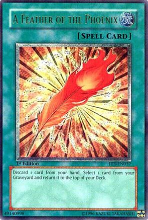A Feather of the Phoenix (UTR) (FET-EN037) - Flaming Eternity 1st Edition