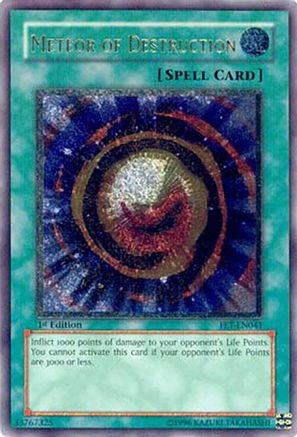 Meteor of Destruction (UTR) (FET-EN041) - Flaming Eternity 1st Edition