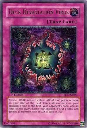 Deck Devastation Virus (UTR) (FET-EN058) - Flaming Eternity Unlimited