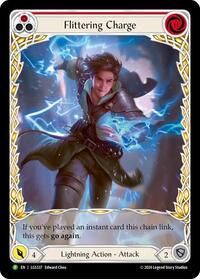 Flittering Charge (Red) (Extended Art) (LGS337) [Flesh and Blood: Promo Cards]