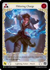 Flittering Charge (Yellow) (Extended Art) (LGS338) [Flesh and Blood: Promo Cards]
