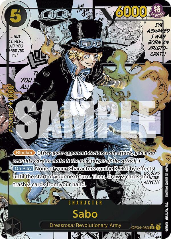 Sabo (OP04-083) (Manga) (OP04-083) [Premium Booster -The Best-]