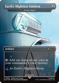 Earth's Mightiest Emblem - Arcane Signet (Rainbow Foil) (908) [Secret Lair Drop Series]
