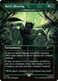Bast's Blessing - Primal Vigor (Rainbow Foil) (1749) [Secret Lair Drop Series]