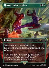 Heroic Intervention (Rainbow Foil) (1750) [Secret Lair Drop Series]