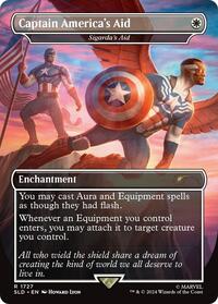 Captain America's Aid - Sigarda's Aid (1727) [Secret Lair Drop Series]