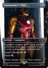 Commander's Plate (1733) (Rainbow Foil) (1733) [Secret Lair Drop Series]
