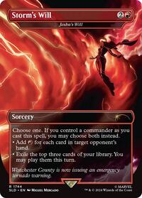 Storm's Will - Jeska's Will (Rainbow Foil) (1744) [Secret Lair Drop Series]