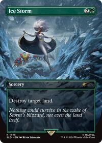 Ice Storm (Rainbow Foil) (1745) [Secret Lair Drop Series]