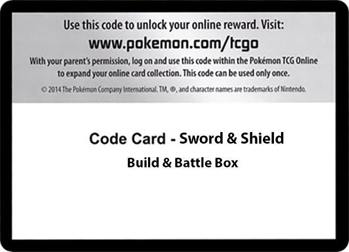 Code Card - Sword & Shield Build & Battle Box [SWSH01: Sword & Shield Base Set]
