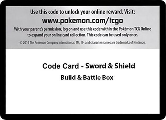Code Card - Sword & Shield Build & Battle Box [SWSH01: Sword & Shield Base Set]