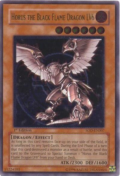 Horus the Black Flame Dragon LV6 (UTR) (SOD-EN007) [Soul of the Duelist]