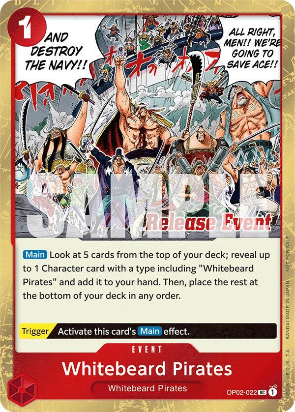 Whitebeard Pirates (ST15 - ST20 Release Event Winner Pack) (OP02-022) [One Piece Promotion Cards]