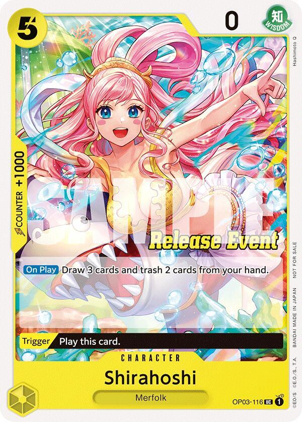 Shirahoshi (ST15 - ST20 Release Event Pack) (OP03-116) [One Piece Promotion Cards]