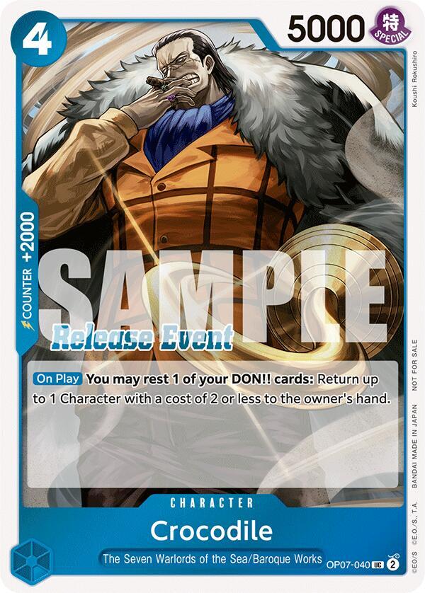 Crocodile (ST15 - ST20 Release Event Winner Pack) (OP07-040) [One Piece Promotion Cards]