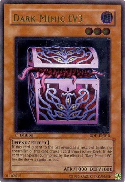 Dark Mimic LV3 (UTR) (SOD-EN010) [Soul of the Duelist]