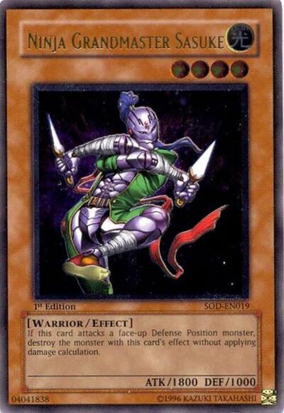 Ninja Grandmaster Sasuke (UTR) (SOD-EN019) [Soul of the Duelist]