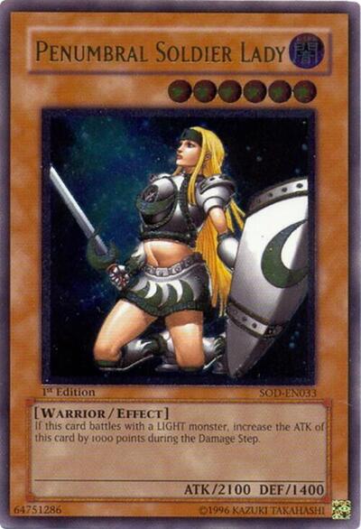 Penumbral Soldier Lady (UTR) (SOD-EN033) [Soul of the Duelist]
